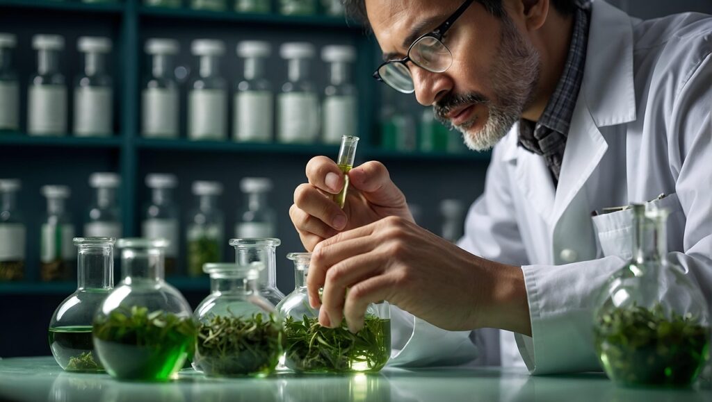 Fitoterapia: quando le piante diventano alleate della salute 2 fitoterapia-scienziato-estratti-piante