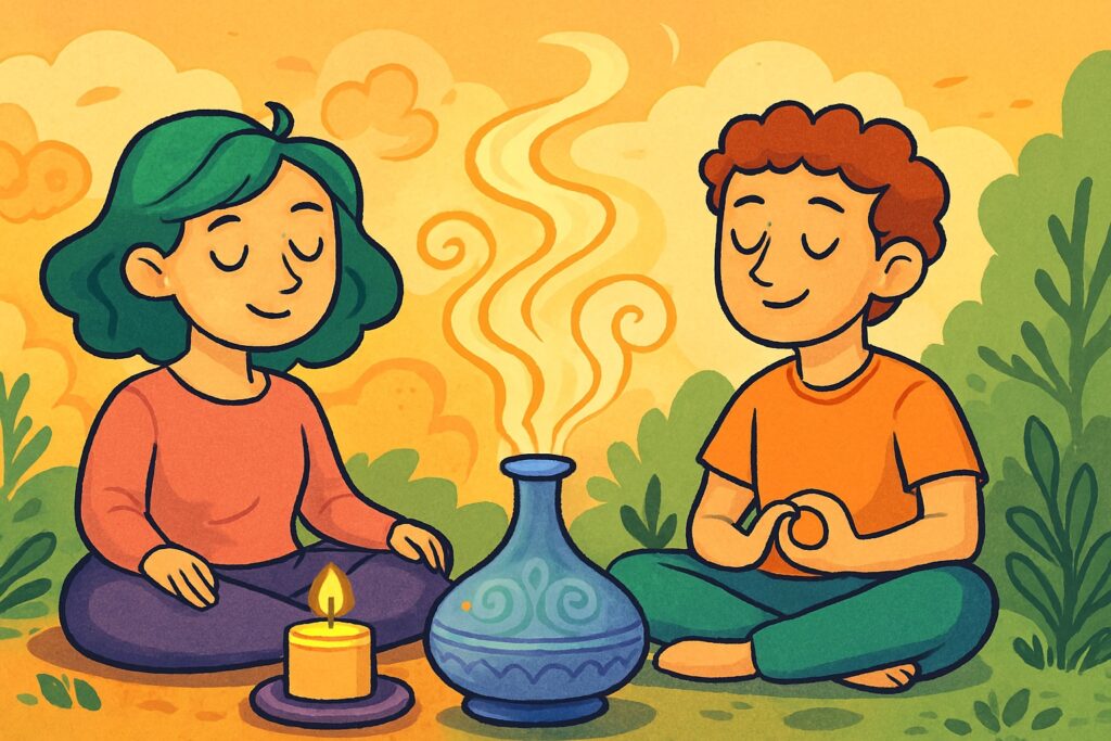 Aromaterapia e mindfulness che s'incontrano.