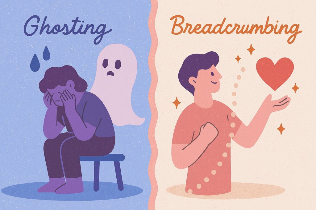 ghosting e breadcrumbing in parallelo. 
