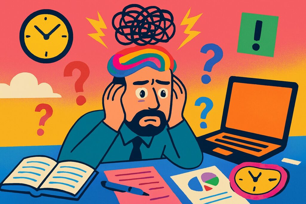 overthinking sul lavoro